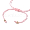 Gemstone Braided Bead Bracelets BJEW-MZ00154-5