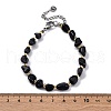 Synthetic Blue Goldstone Beaded Bracelets for Women G-P563-07P-13-5