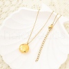 304 Stainless Steel Clear Cubic Zirconia Constellation Pendant Necklaces NJEW-R021-02G-05-2