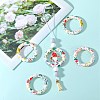 5Pcs Ring Food Grade Eco-Friendly Silicone Focal Beads JX894E-7