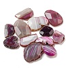 Dyed Natural Druzy Agate Beads G-G123-09-1