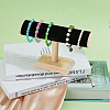 Velvet T-Bar Bracelet Display Stands  with Wooden Base BDIS-WH0010-03A-5