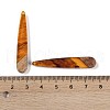 Resin & Wood Pendants WOOD-F015-01C-3