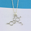 Alloy Chemical Symbol Pendant Necklaces for Women FS-WG3AB2F-01-1