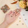SOFPLATE 80Pcs 2 Colors 304 Stainless Steel Clip-on Earring Findings STAS-SP0001-24-3
