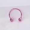 316L Stainless Steel Hoop Nose Rings WGEE114-16-1