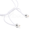Nylon Thread Braided Bead Bracelets BJEW-JB11212-01-4
