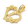 Heart Brass Pendants KK-I714-04G-L-2