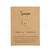 Twelve Constellations Alloy Pendant Necklaces WG2D4F2-10-1