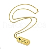 Constellation 304 Stainless Steel Micro Pave Clear Cubic Zirconia Wheat Chain Pendant Necklaces for Women Men NJEW-U007-01J-2