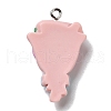 Opaque Resin Pendants RESI-D055-049P-3