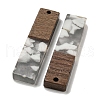 Resin and Walnut Wooden Pendants FIND-B042-20D-2