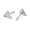 Tarnish Resistant 304 Stainless Steel Stud Earring Findings STAS-I010-03-2