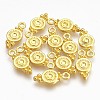 Tibetan Style Alloy Charms X-EA270Y-G-1