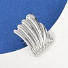 304 Stainless Steel Cuff Rings RJEW-D306-10P-1