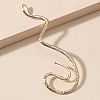 Alloy Snake Cuff Earrings for Girl Women Gift PW-WG3494F-01-1