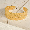 304 Stainless Steel Textured Cuff Bangles for Women MV3709-2-3