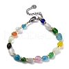 Cat Eye Beaded Bracelets for Women G-P563-07P-21-4