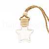 Star Glass Empty Refillable Car Perfume Bottle PW-WGCBE1F-01-5