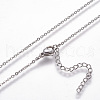 Non-Tarnish 304 Stainless Steel Pendant Necklaces NJEW-F264-04P-3