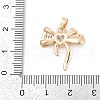 Brass Micro Pave Cubic Zirconia Pendants KK-U051-03G-3