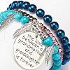Mother's Day Bracelets BJEW-JB08589-2