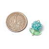 Glass Seed Beads Pendants PALLOY-MZ00592-06-2