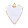 Brass Enamel Pendants X-KK-M205-13G-08-1