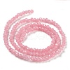 Baking Painted Imitation Jade Glass Bead Strands DGLA-A034-J2MM-A3-5