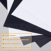 BENECREAT 6Sheets 2 Colors ABS Plastic Plates KY-BC0001-21-3