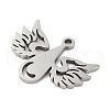 Non-Tarnish 5Pcs 201 Stainless Steel Pendants STAS-B064-17P-2