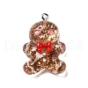 Christmas Theme Resin Pendants RESI-R450-01C-1