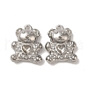 Tarnish Resistant 304 Stainless Steel Beads Rhinestone Setting STAS-K285-31P-1