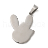 Non-Tarnish 304 Stainless Steel Pendants STAS-C079-07P-1