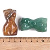 Natural & Synthetic Gemstone Carved Lady Model Figurines Statues for Home Office Desktop Ornament G-Q172-15-3