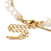 Lock & Key Golden Ion Plating(IP) 304 Stainless Steel Pendant Necklaces NJEW-K274-02GP-3