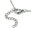 Tarnish Resistant 304 Stainless Steel Macrame Pouch Braided Gemstone Holder NJEW-JN04468-07-4