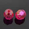 Eco-Friendly Transparent Acrylic Beads TACR-PL642-8mm-09-1