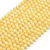 Natural Yellow Jade Beads Strands G-P573-A50-01-2