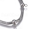 Tarnish Resistant 304 Stainless Steel Bracelet Making MAK-P012-01P-2