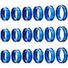 SUNNYCLUE 18Pcs 6 Size 304 Stainless Steel Grooved Finger Ring Settings RJEW-SC0001-05BL-1