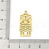 304 Stainless Steel Pendants STAS-U041-03B-G-3