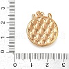 Brass Micro Pave Cubic Zirconia Pendants KK-K351-53G-3