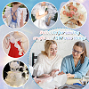 AHADERMAKER 10 Yards Polyester Pleated Lace Trim OCOR-GA0001-72B-7