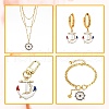 40Pcs 2 Styles Alloy Enamel Pendants ENAM-CJ0003-70-5