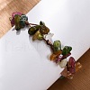 Adjustable Natural Kambaba Jasper Braided Bead Bracelets for Women BJEW-U035-02O-3
