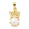 Rack Plating Brass Pendants KK-K293-24G-G-1