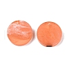 Opaque Resin Pendants RESI-T058-03F-2