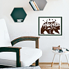 Self-Adhesive Silk Screen Printing Stencil DIY-WH0338-299-4