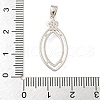 925 Sterling Silver Micro Pave Clear Cubic Zirconia Sew on Prong Settings STER-B005-08P-3